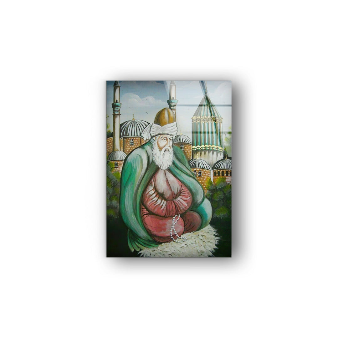 Rumi Mevlana Picture on Glass Collections