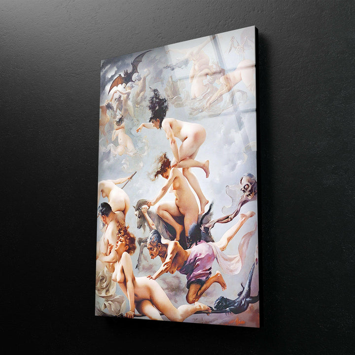 Sabbath Luis Ricardo Falero Glass Wall Art | Custom Glass Pictures