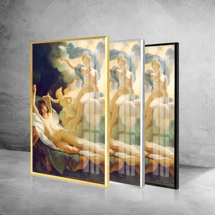 Morpheus and Iris Mythology Vintage Tempered Glass Wall Art - MyPhotoStation