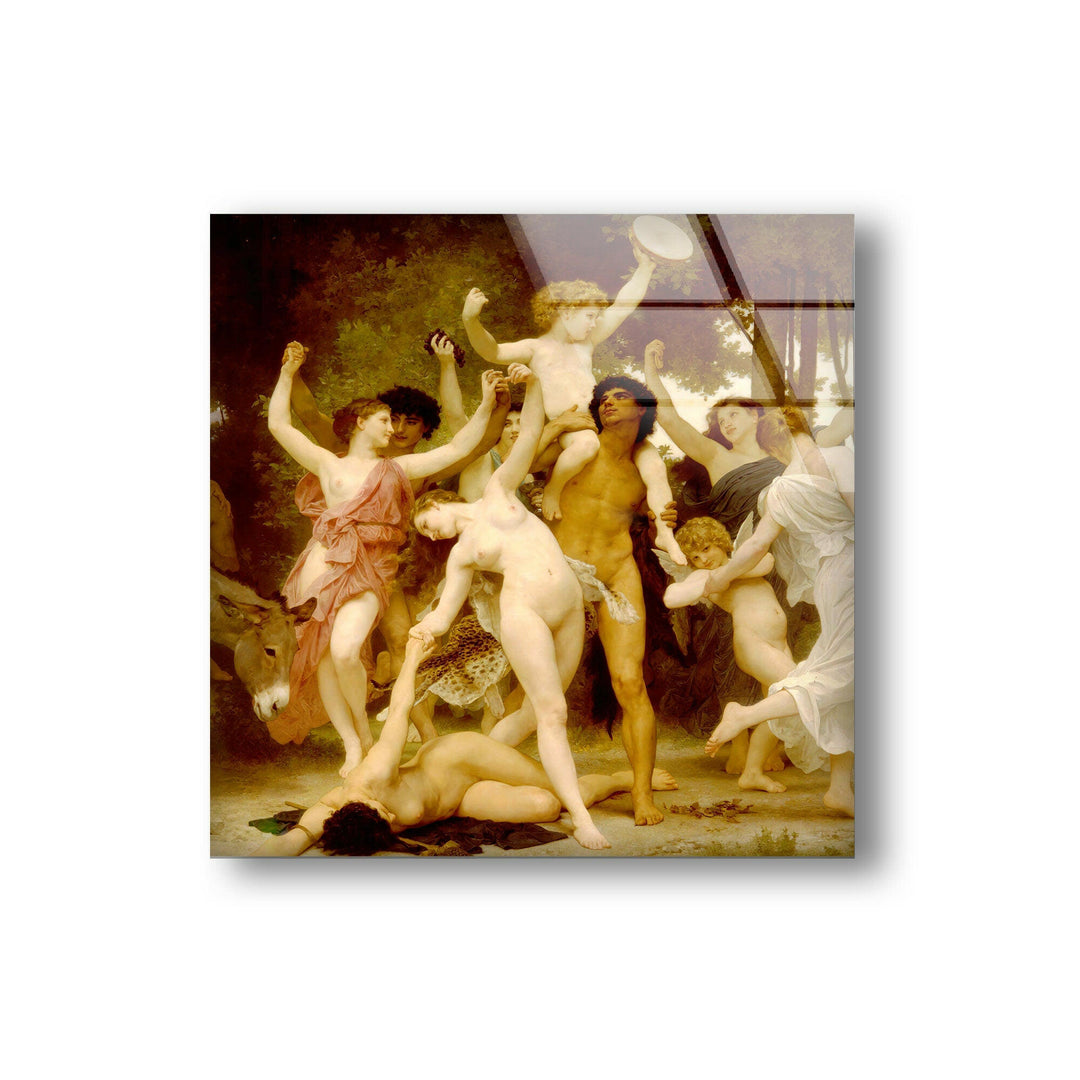 Mythological The Youth of Bacchus Glass Photo Prints for Walls