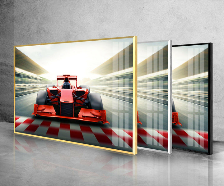 Formula Car Tempered Glass Wall Art - MyPhotoStation