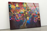 3D Stunning Abstract Art Glass Wall Art