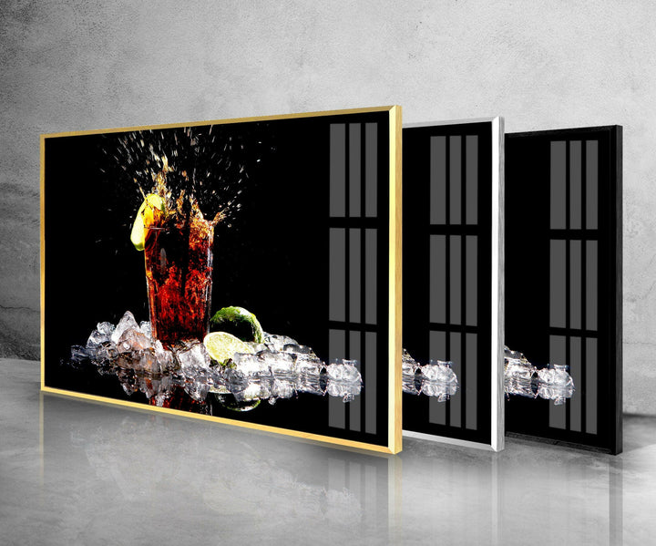 Drink Kitchen Glass Wall Art, glass image printing, glass prints from photos