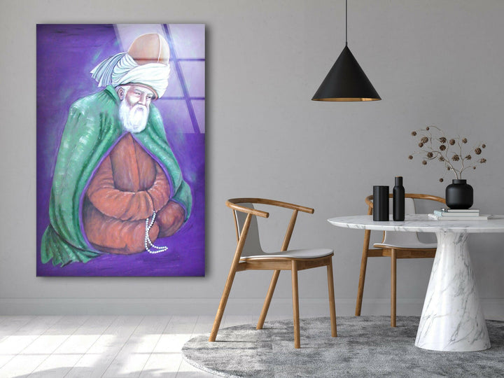 Rumi Mevlana Glass Art Painting Collections