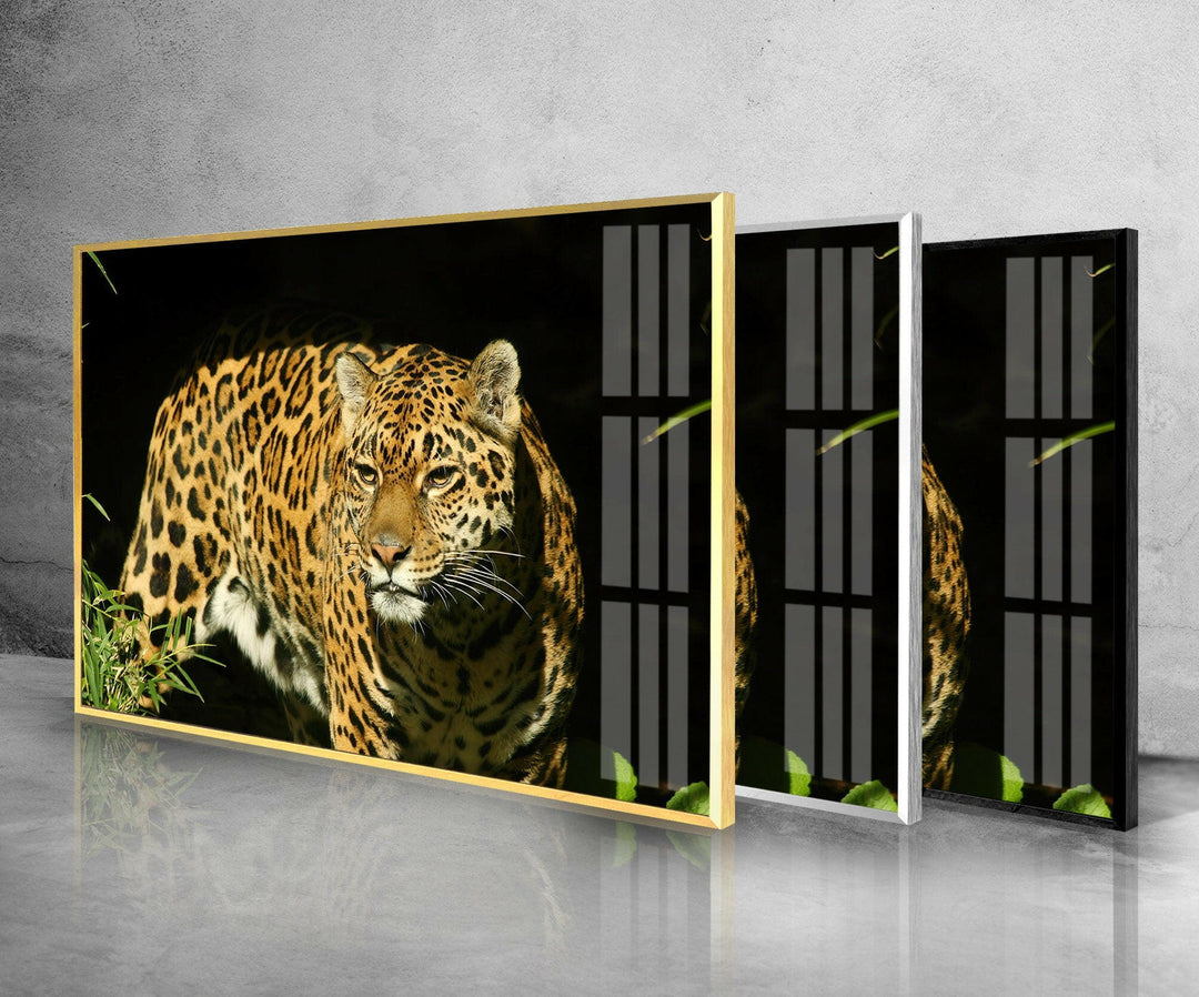 Amur Leopard Glass Wall Art custom glass pictures, glass art prints