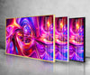 Pink Abstract Tempered Glass Wall Art - MyPhotoStation