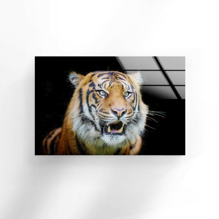 Sumatran Tiger Glass Wall Art print picture on glass,Tempered Glass Wall Art