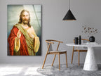 Jesus of Nazareth Modern Glass Wall Art Decor