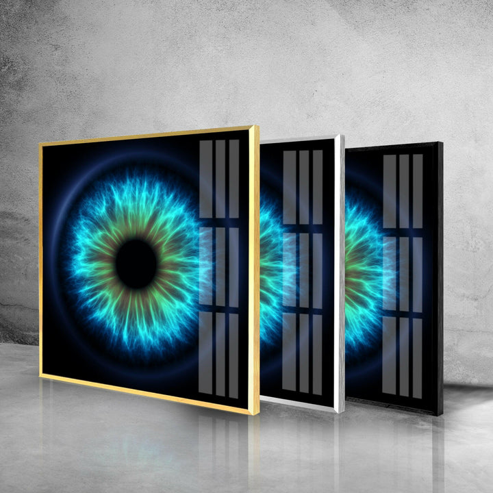 Blue Eye Glass Wall Art