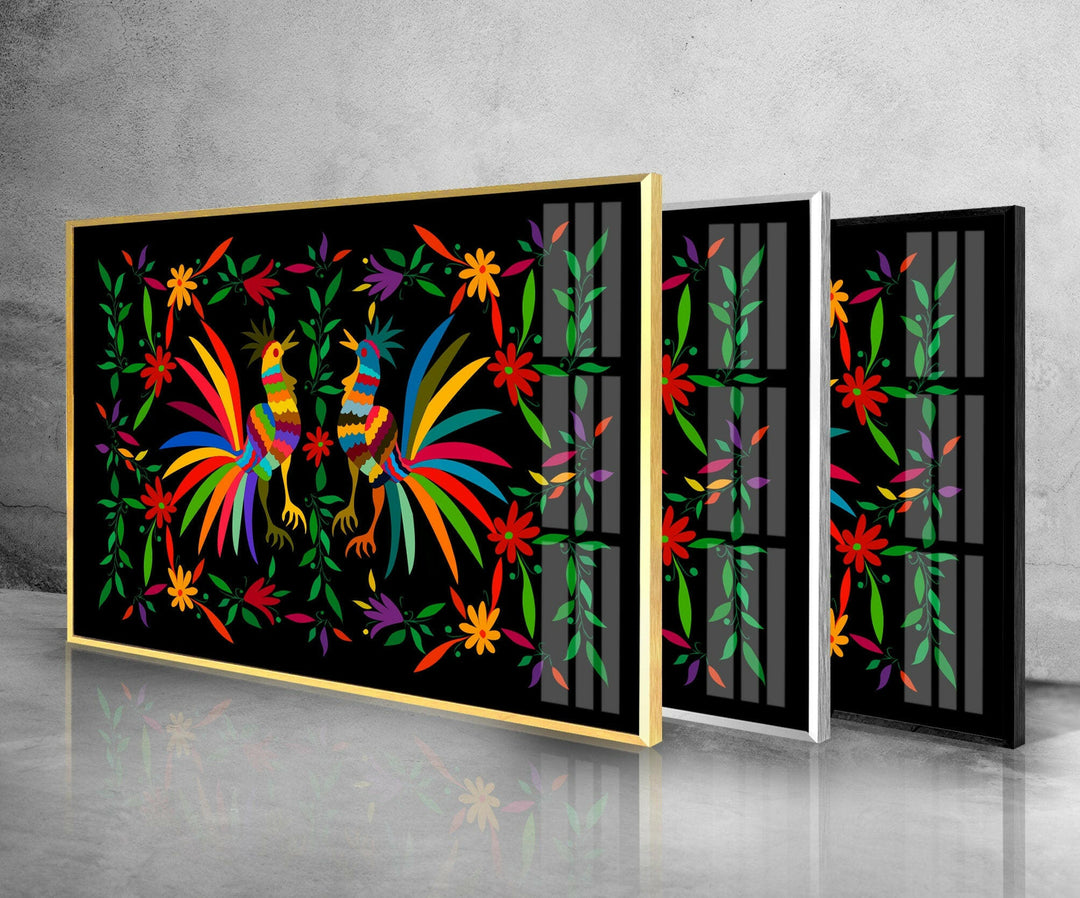 Mexican Ethnic Tempered Glass Wall Art - MyPhotoStation