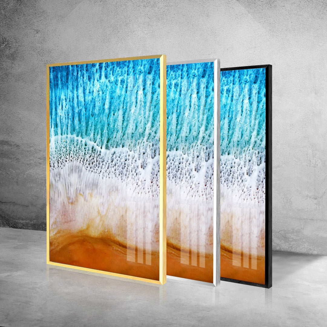 Emerald Shores Glass Wall Art