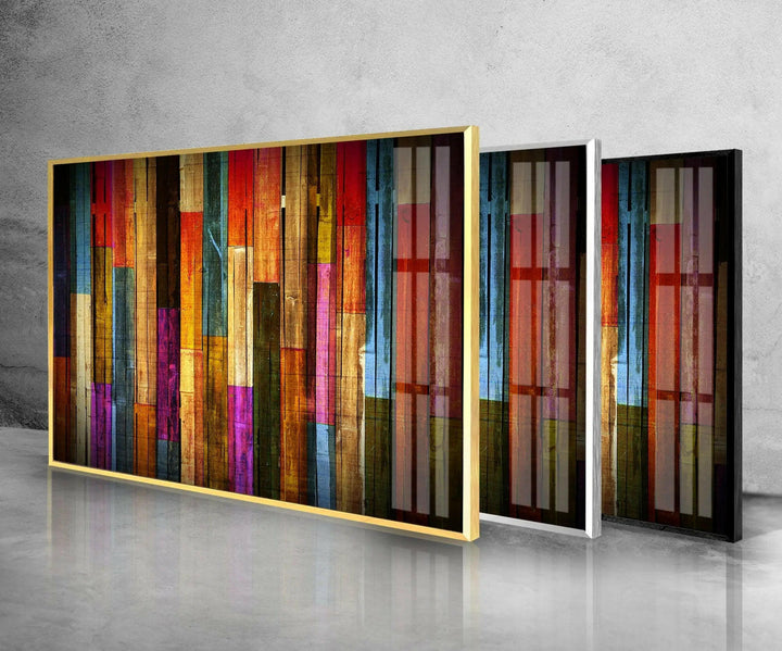 Colorful Wooden Tempered Glass Wall Art - MyPhotoStation