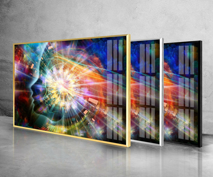 Geometry Soul Abstract Tempered Glass Wall Art - MyPhotoStation