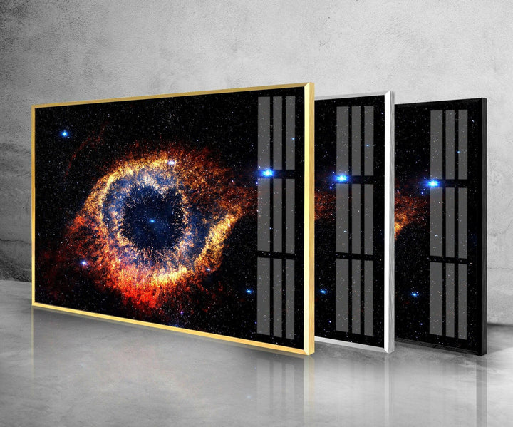 Helix Nebula Glass Wall Art, Glass Printing Wall Art, Print photos on glass