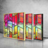 Colorful Stained Tempered Glass Wall Art