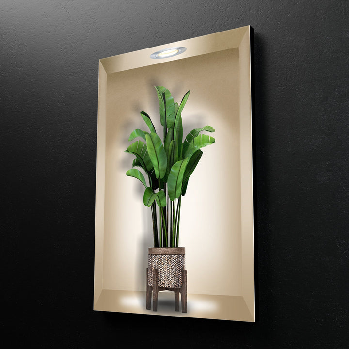 3D Floral Glass Wall Art, photo print on glass, prints on glass wall art