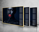 Red Lips Glass Wall Pictures & Cool Art