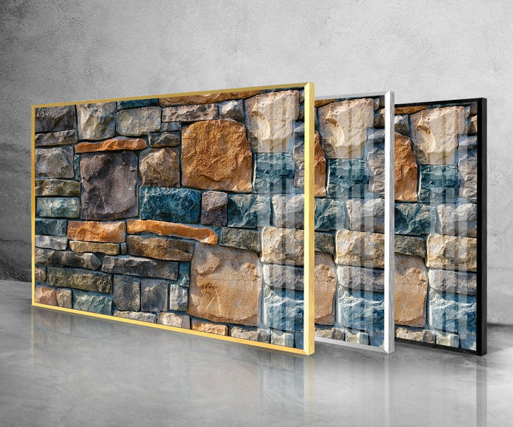 Brick Wall Tile Glass Wall Art