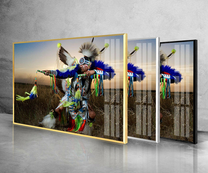 Native American Tempered Glass Wall Art - MyPhotoStation