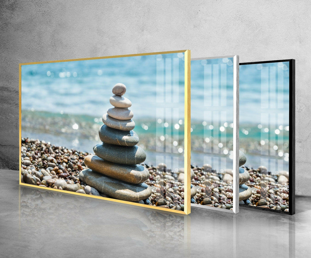 Stone Tower Glass Wall Art glass image printing, glass prints from photos