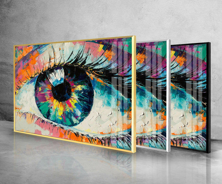 Orange Eye Glass Wall Art