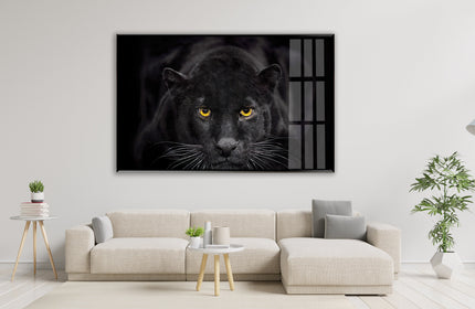 Black Panther Tempered Glass Wall Art - MyPhotoStation