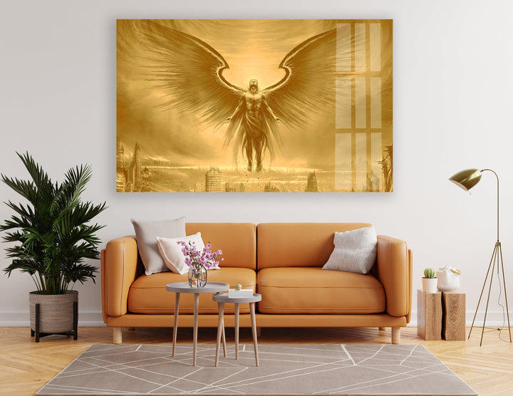 Guardian Angels Tempered Glass Wall Art - MyPhotoStation