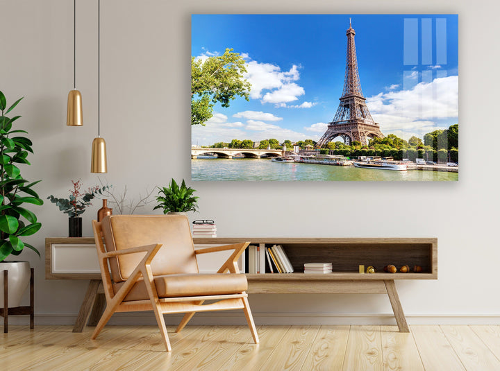 Eiffel Tower France Paris Glass Wall Art, glass pictures for Wall, glass prints wall art