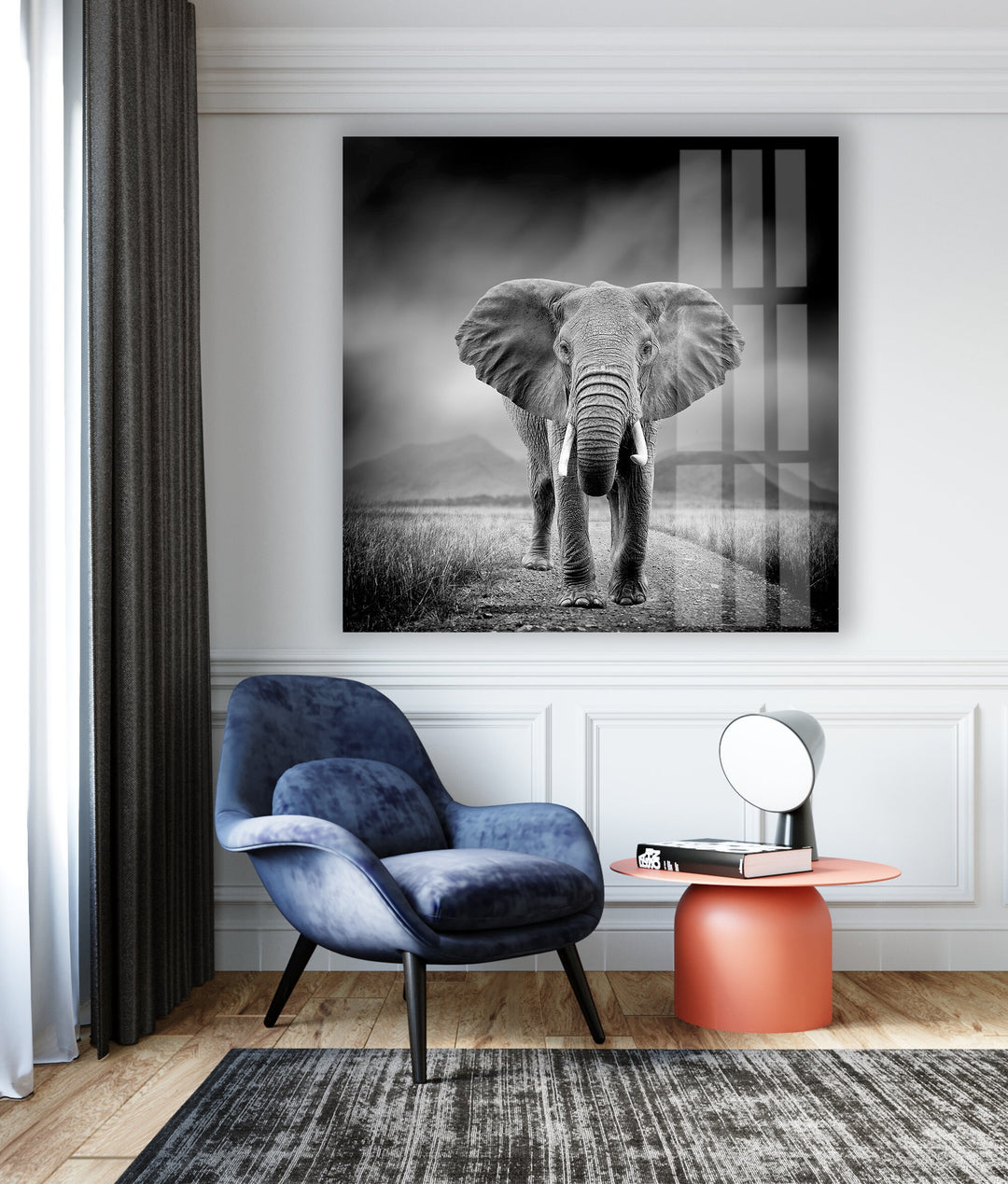 Large Elephant Glass Wall Art art glass wall art, glass wall art pictures