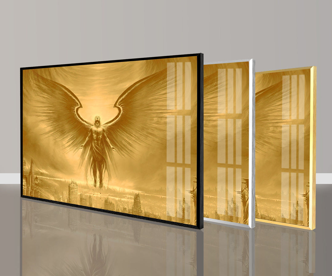 Guardian Angels Tempered Glass Wall Art - MyPhotoStation