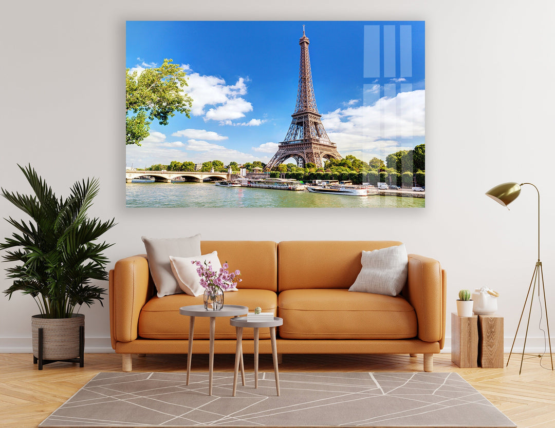 Eiffel Tower France Paris Glass Wall Art, art glass wall art, glass wall art pictures