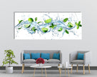 Set of 5 Citrus Kitchen Tempered Glass Wall Art