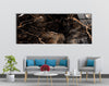 Black Marble Tempered Glass Wall Art