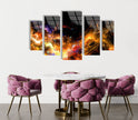 Dark Lighting Tempered Glass Wall Art