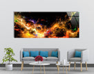 Dark Lighting Tempered Glass Wall Art