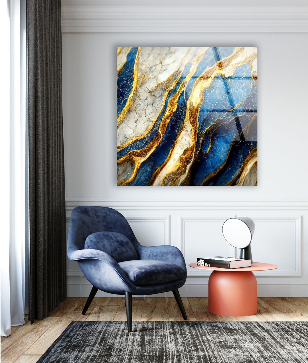 Abstract Tempered Glass Wall Art - MyPhotoStation