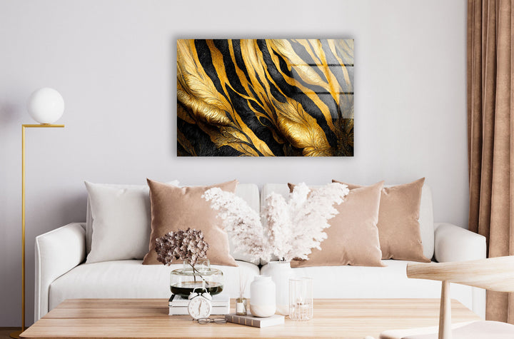 Spectacular Black and Gold Glass Wall Art, art glass wall art, glass wall art pictures