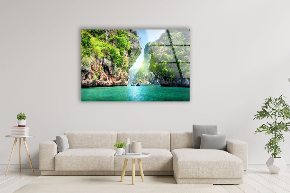 Phuket Thailand Glass Wall Art picture on glass wall art, photos printed on glass