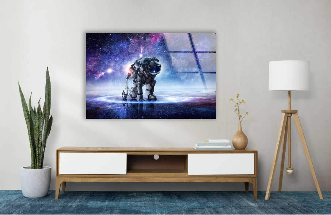 Cosmic Explorer Glass Wall Art, custom glass photo prints, large glass prints