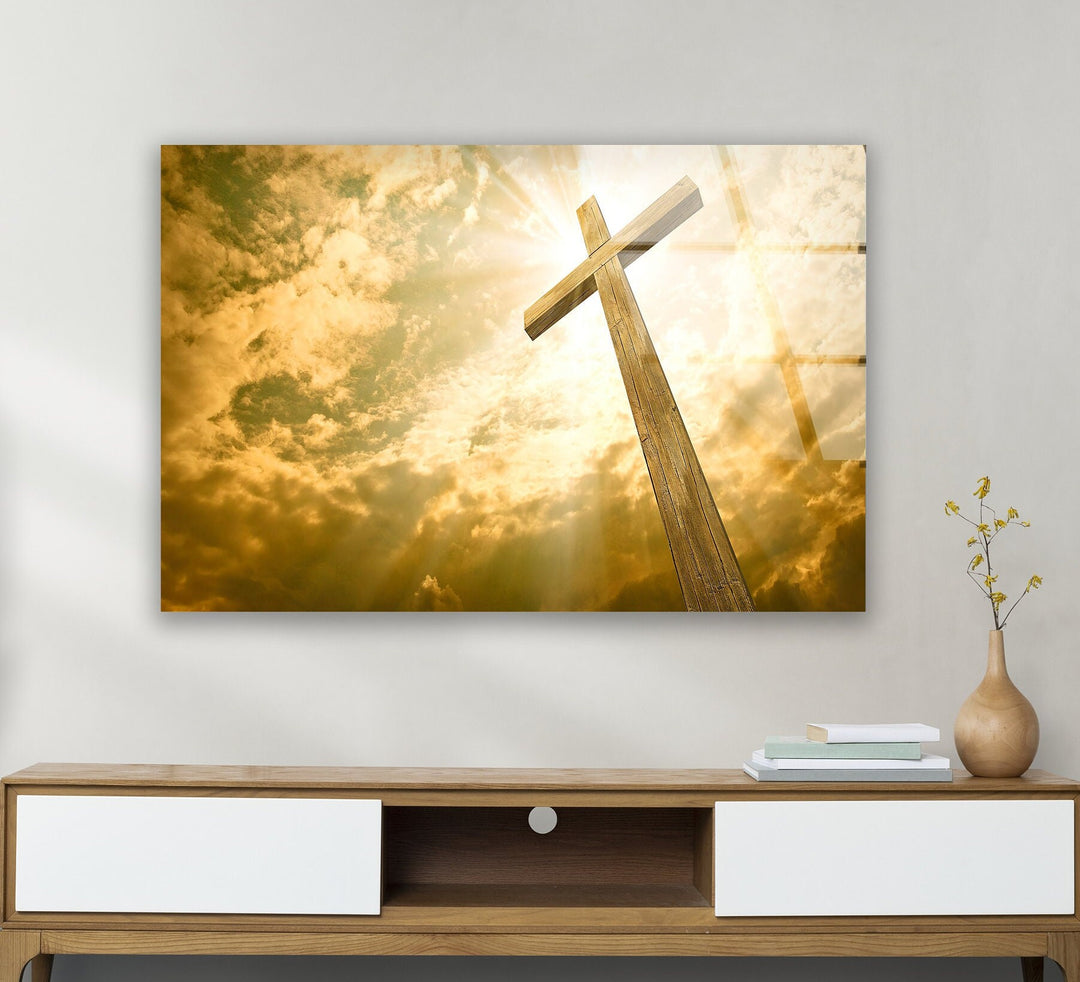 Cruz Cristiana Glass Picture Prints Collection