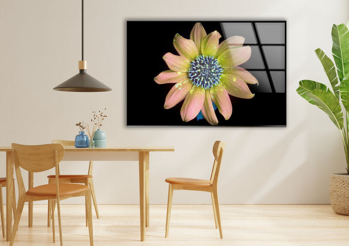 Sparkling Photos Of Flowers Glass Wall Art, glass image printing, glass prints from photos