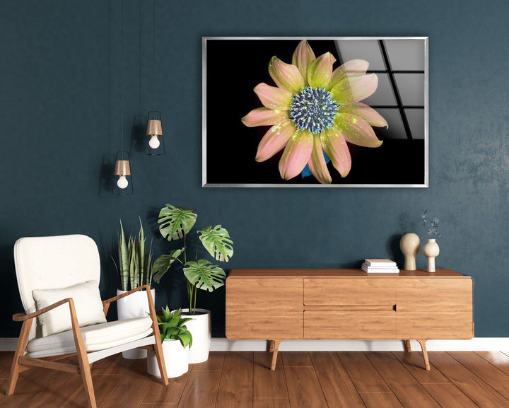 Sparkling Photos Of Flowers Glass Wall Art, glass pictures for Wall, glass prints wall art