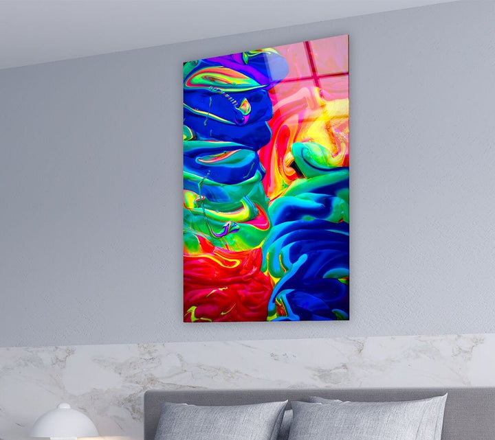 Large Glass Artwork for Living Rooms