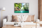 Landscape View Tempered Glass Wall Art