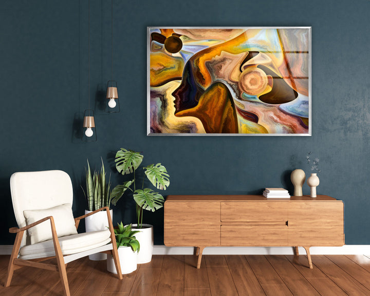 Modern Art Tempered Glass Wall Art - MyPhotoStation