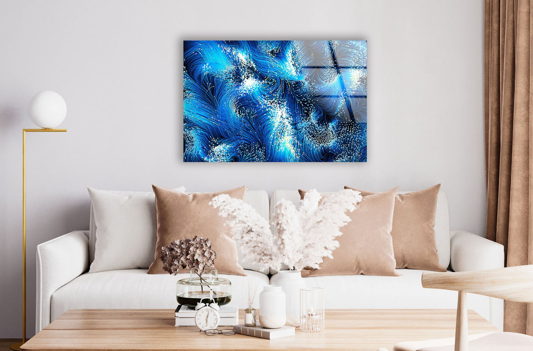 Abstract Tempered Glass Wall Art - MyPhotoStation