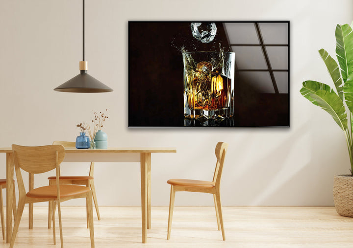 Iced Cocktail Glass Wall Art, art glass wall art, glass wall art pictures