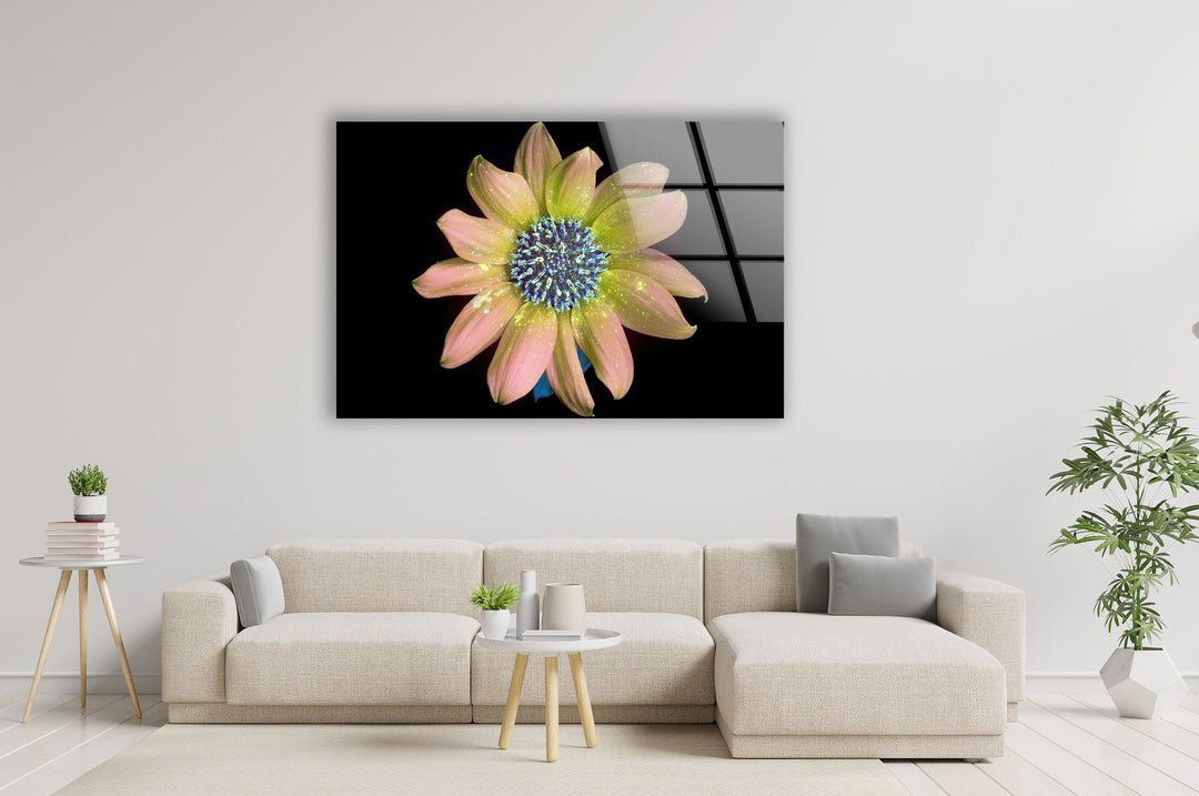 Sparkling Photos Of Flowers Glass Wall Art, glass photo prints, glass picture prints