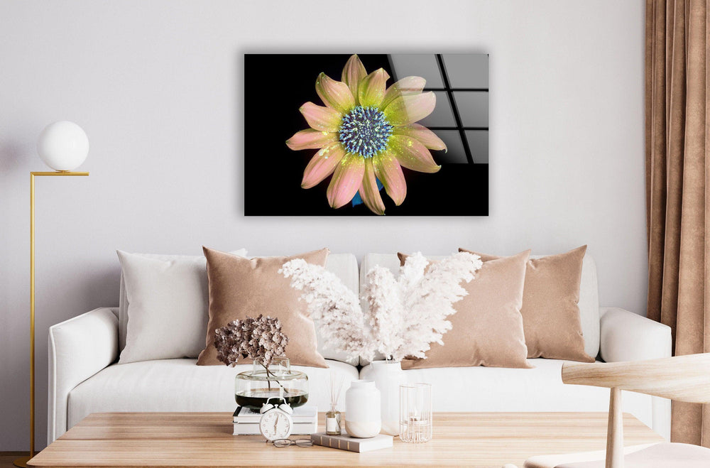 Sparkling Photos Of Flowers Glass Wall Art, glass wall decor, glass wall art decor