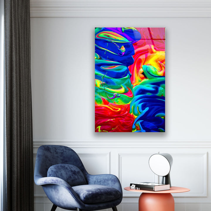 Extra Large Abstract Photo Prints on Glass